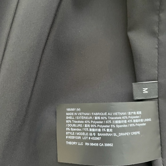 NWT Theory Bomber Jacket size L - Picture 7 of 11